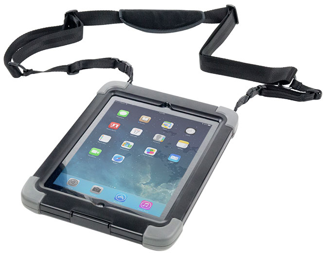 Water resistant rugged ipad case